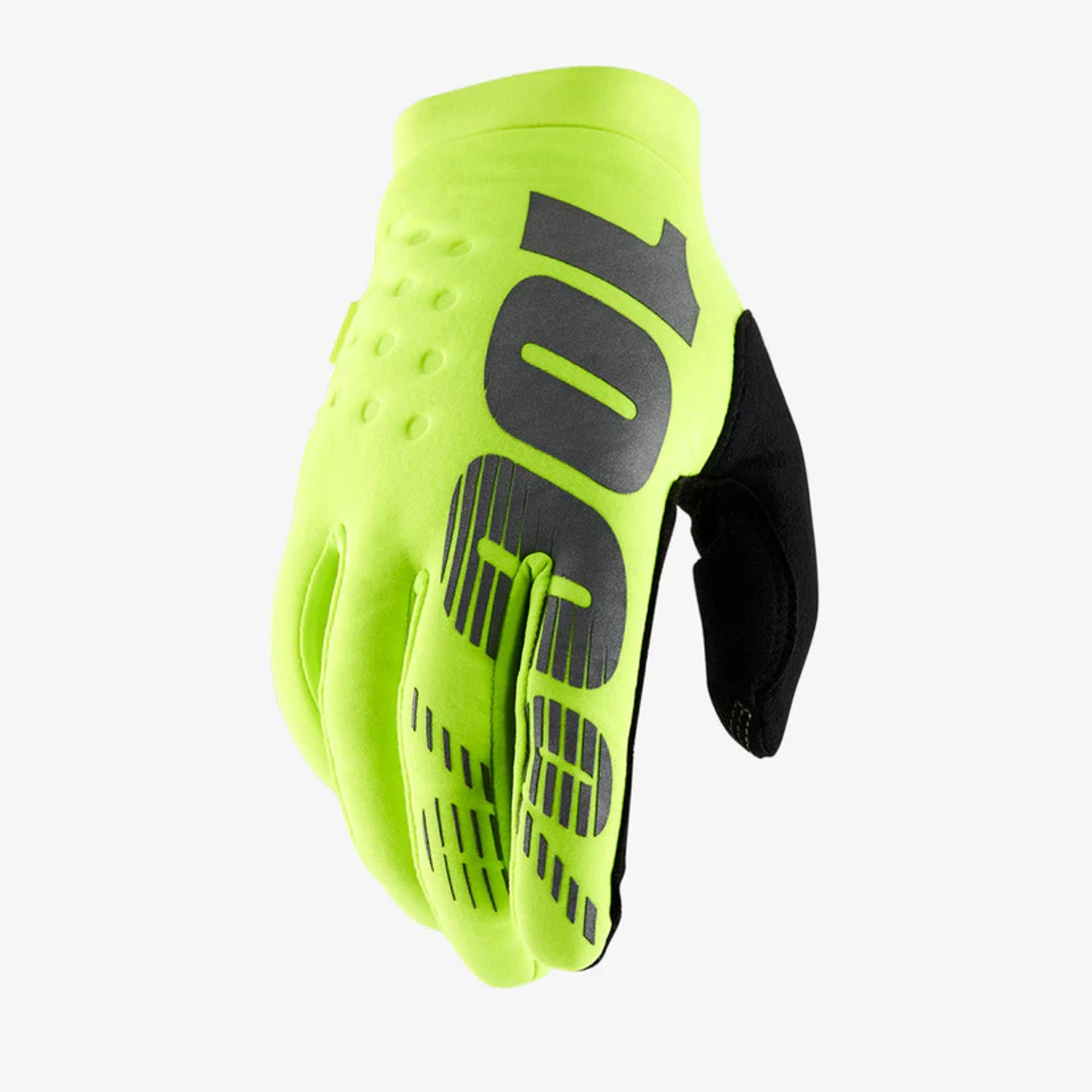Guantes 100% Brisker para el frío Fluo Yellow